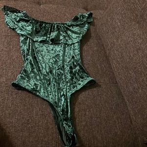 Green bodysuit